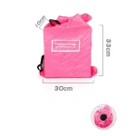 Eco-friendly Roll Up Reusable Polyester Foldable Grocery Bag Shopping Bag  (random color)