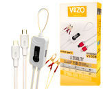 4 in-1 Charger V1000 CLAMP USB Charger | Data Charging Cable for android mobile phones - Image 2