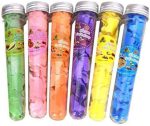 200 PCS Disposable Paper Soap with Portable Tube Bottle â€“ Multi-Color Travel Soap Sheets for Hand Washing, Camping, and Outdoor Use - Image 4