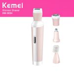 Kemei 4 in 1 Rechargeable Hair Remover Shaver Ladies epilator - KM-3024 (Random color) - Image 3