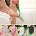 4 In 1 Foot Scrubber | Multi Use Pedicure Paddle Brush – 4 Step Pedicure Cleanse, Scrub, File And Buff (random Color) - Image 3