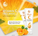 Pore Minimizer Vitamin C Face Wash (Skin Tightening-Anti Aging) 100ml - Image 2