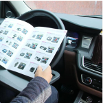 Portable Car Steering Wheel Tray -Multi functional Wheel Desk for Laptop Notebook and Food Steering Wheel Tray - Image 2