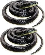 Realistic Rubber Snakes Long Fake Snake,Pranks Toy Snakes - Image 2