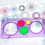 Colorful Plastic Templates Drawing Ruler Painting (pack of 2) - Image 3