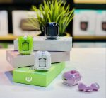 Air31 Earbuds Wireless Crystal Transparent body - with silicone pouch ( random color ) - Image 4