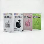 Air31 Earbuds Wireless Crystal Transparent body - with silicone pouch ( random color ) - Image 3