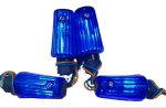 Fancy indicator for Bike Mini size flexible unbreakable blue color 4 pcs - Image 2