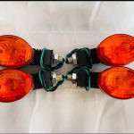 Fancy indicator for Bike Mini size flexible unbreakable yellow color 4 pcs
