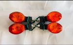 Fancy indicator for Bike Mini size flexible unbreakable yellow color 4 pcs