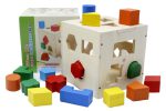 Wooden Hole Shape Intelligence Box Big Shape ,Wood Puzzle Geometric Shape Blocks - Image 2