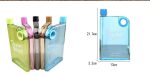 Ultra Slim Notebook Style Water Bottle - 1 Pc (Random Color) - Image 2