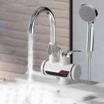 (with shower) Electric Hot Water Heater Faucet Kitchen Instant Heating Tap Water - Image 5