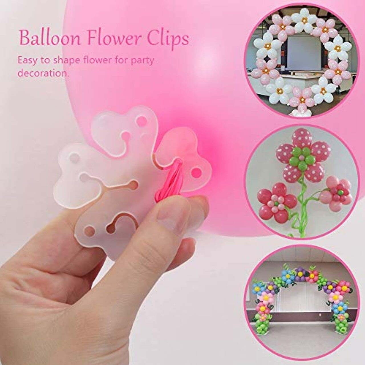 WhatsApp-Image-2023-11-15-at-1.55.30-PM.jpeg Pack Of 10pcs Balloons Clip - Flower Stand Clip Holder for Balloons - Balloons Tie Holder Birthday Wedding Party Decoration - Image 1