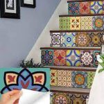 Tile Stickers Pack of 12 pieces for Home Decor for Walls Self Adhesive Tile Sticker 5 in by 5 in (12 Pieces)