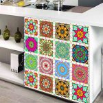 Tile Stickers Pack of 12 pieces for Home Decor for Walls Self Adhesive Tile Sticker 5 in by 5 in (12 Pieces) - Image 2