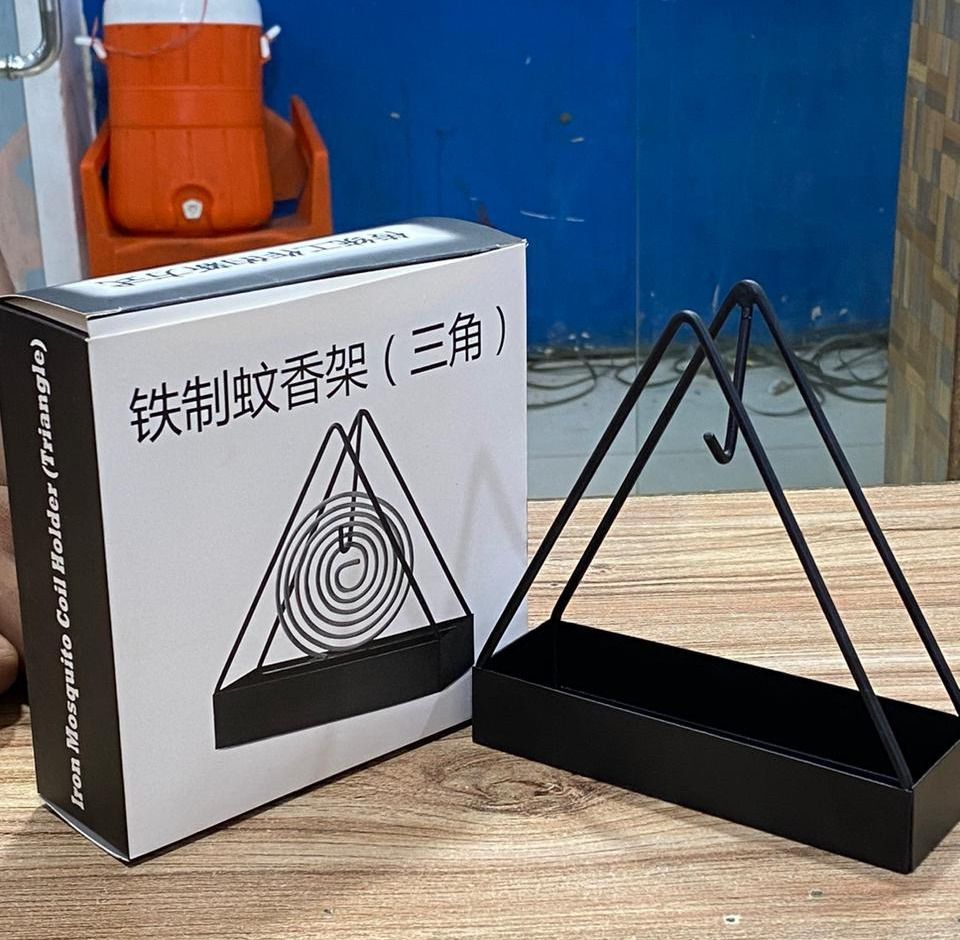 WhatsApp-Image-2023-11-24-at-11.33.49-AM-1.jpeg Mosquito Coil Holder Incense Burner Decorative Ornament Craft Triangle (Black) - Image 1