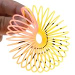 12Pcs Rainbow Smile Magic Springs Circle Toys for Children Birthday Party Favors Giveaway Gifts - Image 2