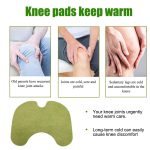 New Knee Plaster Sticker Wormwood Extract Knee Joint Ache Fast Pain Relieving Paster Knee Rheumatoid Arthritis Body Patches( 10 patches)