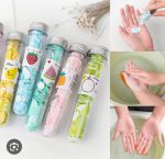 200 PCS Disposable Paper Soap with Portable Tube Bottle â€“ Multi-Color Travel Soap Sheets for Hand Washing, Camping, and Outdoor Use