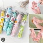 200 PCS Disposable Paper Soap with Portable Tube Bottle â€“ Multi-Color Travel Soap Sheets for Hand Washing, Camping, and Outdoor Use