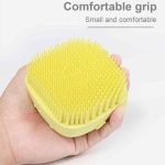 Silicone Bath and Body Shower Brush with Liquid Soap Dispenser (Random Color) - Image 4