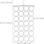 28 Holes Scarf Hanger  / Tie Hanger / Belt Hanger Organizer