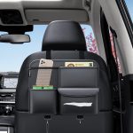Multifunction Small objects Car seat Organizer Car Storage Organizer Car Seat Side Organizer Car Seat Back Protectors Premium PU Car storage bag Car Accessories - Image 2