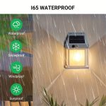 Solar Tungsten Filament Lamp Outdoor Waterproof Intelligent Induction Wall Lamp Courtyard Garden Villa Lighting(KT-666) - Image 2