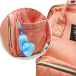 Disposable Baby Diapers Bag Box Kit  - With Dispenser Lead Clip (Random Color) - Image 3