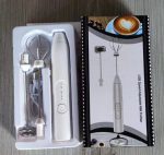 2 in 1 Electric Milk Frother Whisk Egg Beater USB Rechargeable Coffee Blender Household Milk Shaker Mixer Foamer Food Blender (random color) - Image 2