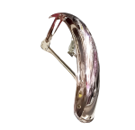 Front Cut Mudguard for 70cc and 125cc cafe racer bikes | Chrome Mudguard metal quality - Image 4