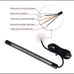 48 led back light strip with led indicators for cafe racer bikes and all bikes - Image 3