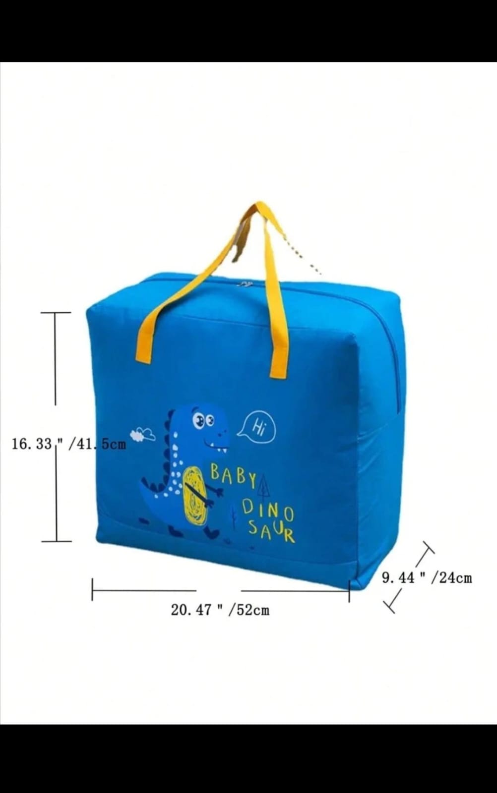 WhatsApp-Image-2024-01-25-at-6.07.44-PM.jpeg Baby Dinosaur Cloth Organizer and Storage Handbag Portable (MIX DESIGNS ) - Image 1