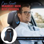 Car Seat Headrest Cushion Memory Foam Pillow Neck Support Pad Universal Headrest Neck Pillow - Pillow Car Cushion - Image 4