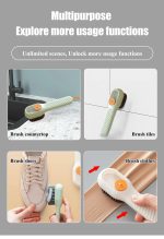 Multi-purpose Shoe Brush Soft Bristle Automatic Liquid Long Handle Cleaning Brush Clothes Board Brush Household Cleaning Tools(random color) - Image 4