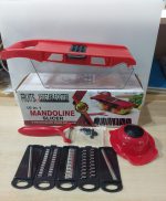 10 in 1 Mandoline Multi-functional Vegetable CUTTER | Manual Potato Peeler, Carrot, Cheese, Grater Dicer - Image 4