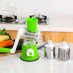 TableTop Drum Grater | Manual Vegetable Cutter Slicer & Grater | Multi-Functional Kitchen Gadget - High Quality (Random Color) - Image 4