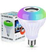 Smart LED Light Bulb with Built-in Bluetooth Speaker and Remote Control - Image 2