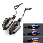 1 Pair motorcycle led turn signal indicator wirh parking drl light for all bikes 70cc and cg125 bikes | famcy indicator - Image 5
