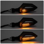 1 Pair motorcycle led turn signal indicator wirh parking drl light for all bikes 70cc and cg125 bikes | famcy indicator - Image 3