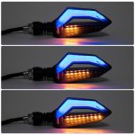 1 Pair motorcycle led turn signal indicator wirh parking drl light for all bikes 70cc and cg125 bikes | famcy indicator - Image 4