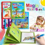 Magic Water Book Painting Drawing Coloring Board Book Magic Water Pen ( Random Book ) - Image 3