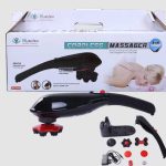Blue idea Rechargeable Cordless Massager with different heads | Deep Massager for Muscles Neck Cordless Electric Body Massager