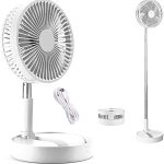 Folding Telescopic Floor Fan Summer Silent Desktop Direct  electric Fan For Office Bedroom School (random Color )