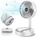 Folding Telescopic Floor Fan Summer Silent Desktop Direct  electric Fan For Office Bedroom School (random Color ) - Image 2