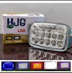 5 function led headlight 15 led white and Fog light  high beam 15 led fog bike headlight for 70 & 125/All functions led light - Image 3