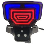 Motorcycles Bike Fancy Tail Light 70cc And 125cc LED Fancy Tail Light Stop Turn Signal with Scanning Dynamic Animation Breathing DRL - Image 2