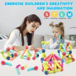 25 pcs Magnetic Blocks Toy for Kids | Magnetic bar blocks  Educational and Stimulating Magnetic Toy for Kids - Image 2