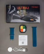 Ultra 2 Smart Watch |  T10 Ultra 2 Watch Big Screen 2.20 infinite Display Bluetooth Call Game Heart Rate Sleep Monitoring Smart Watch (Random Color) - Image 3